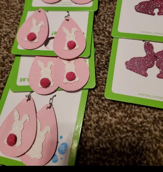 Bundle of spring/ easter dress up earrings - Picture 2 of 7